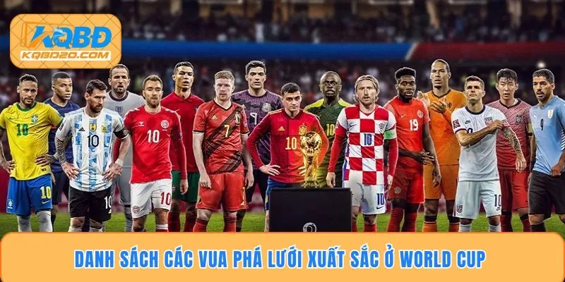 Danh sách các vua phá lưới xuất sắc ở World Cup 